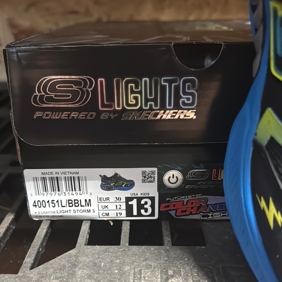 Skechers Kids' Light Storm 3 Blue Sneakers - Picture 2 of 5